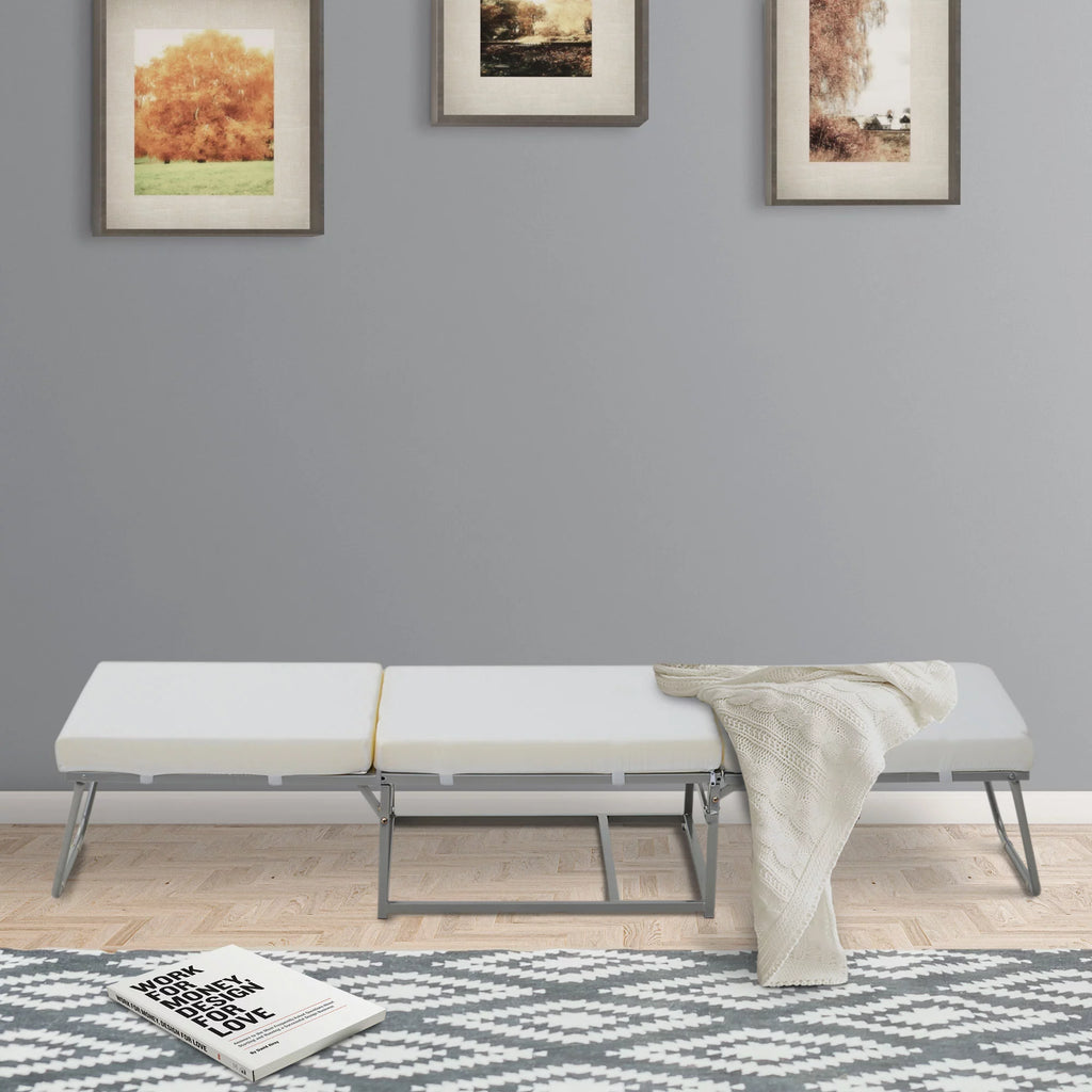 2 In 1 Grey Sofa Bed with Storage Z5794