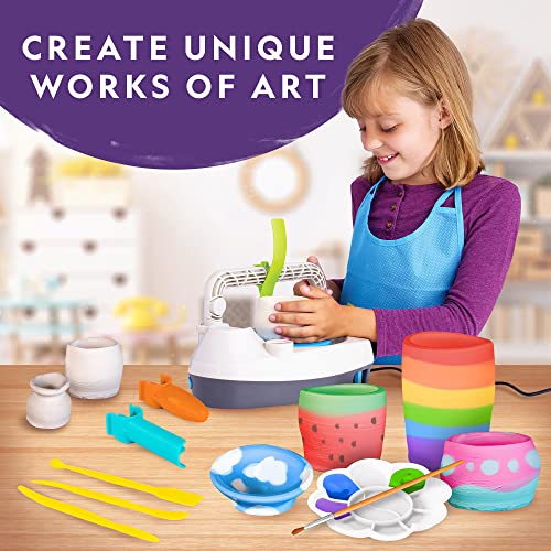 Pottery Wheel Kit for Kids with Air Dry Clay N576