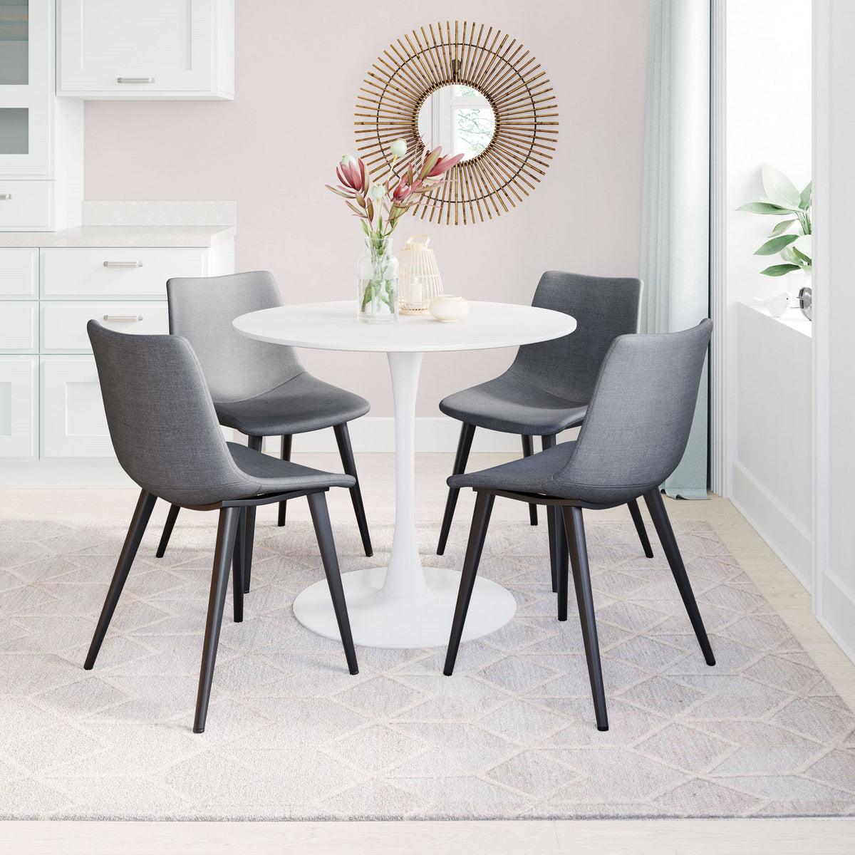 Gray Dining Chair (Set of 2) V570324