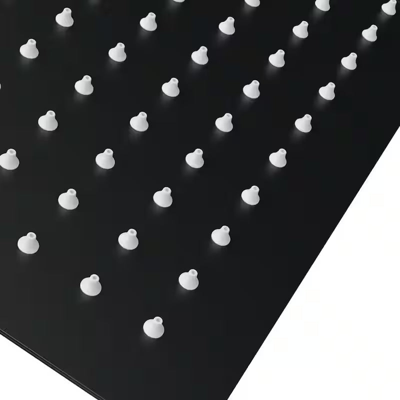 3-Spray Hand Shower Tub and Shower Faucet with 12 in. Rain Shower Head in Matte Black E7374