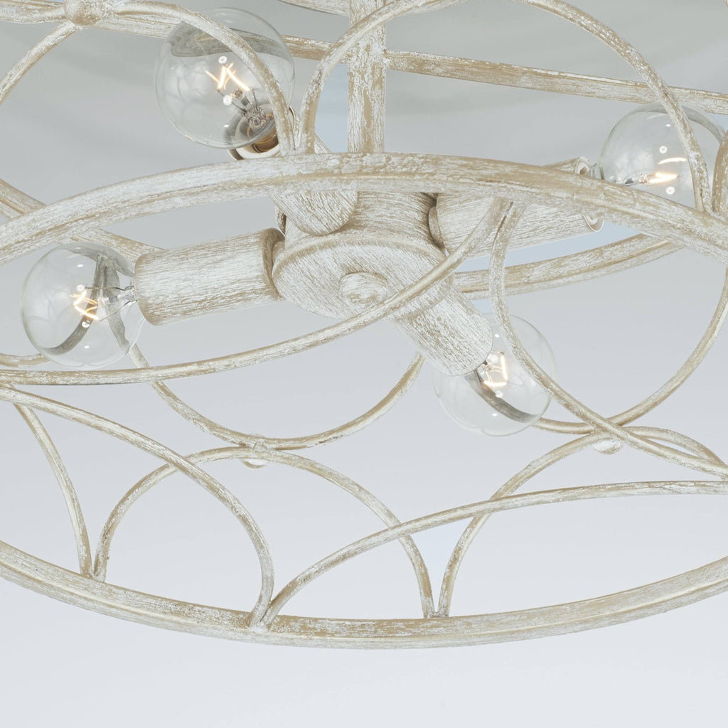 4 Light Semi Flush Mount C2101