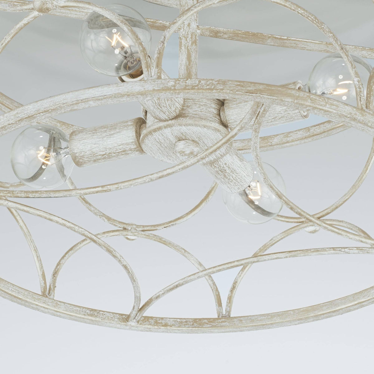 4 Light Semi Flush Mount C2101