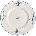 White Blue Round Bread Plate Q965249