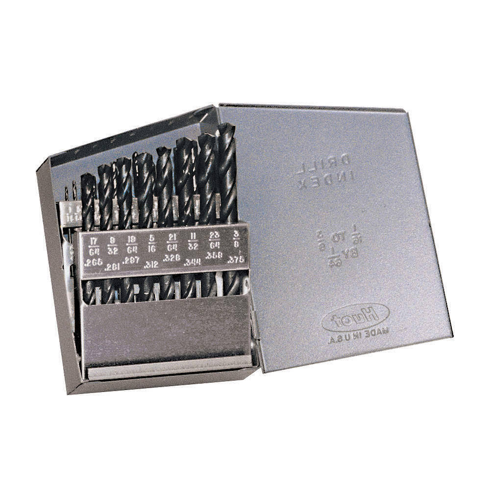 Black Oxide Jobber Drill Bit Set L8089