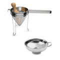 Stainless Steel Canning Bundle, Funnel and 3-Piece Chinois Set J3139