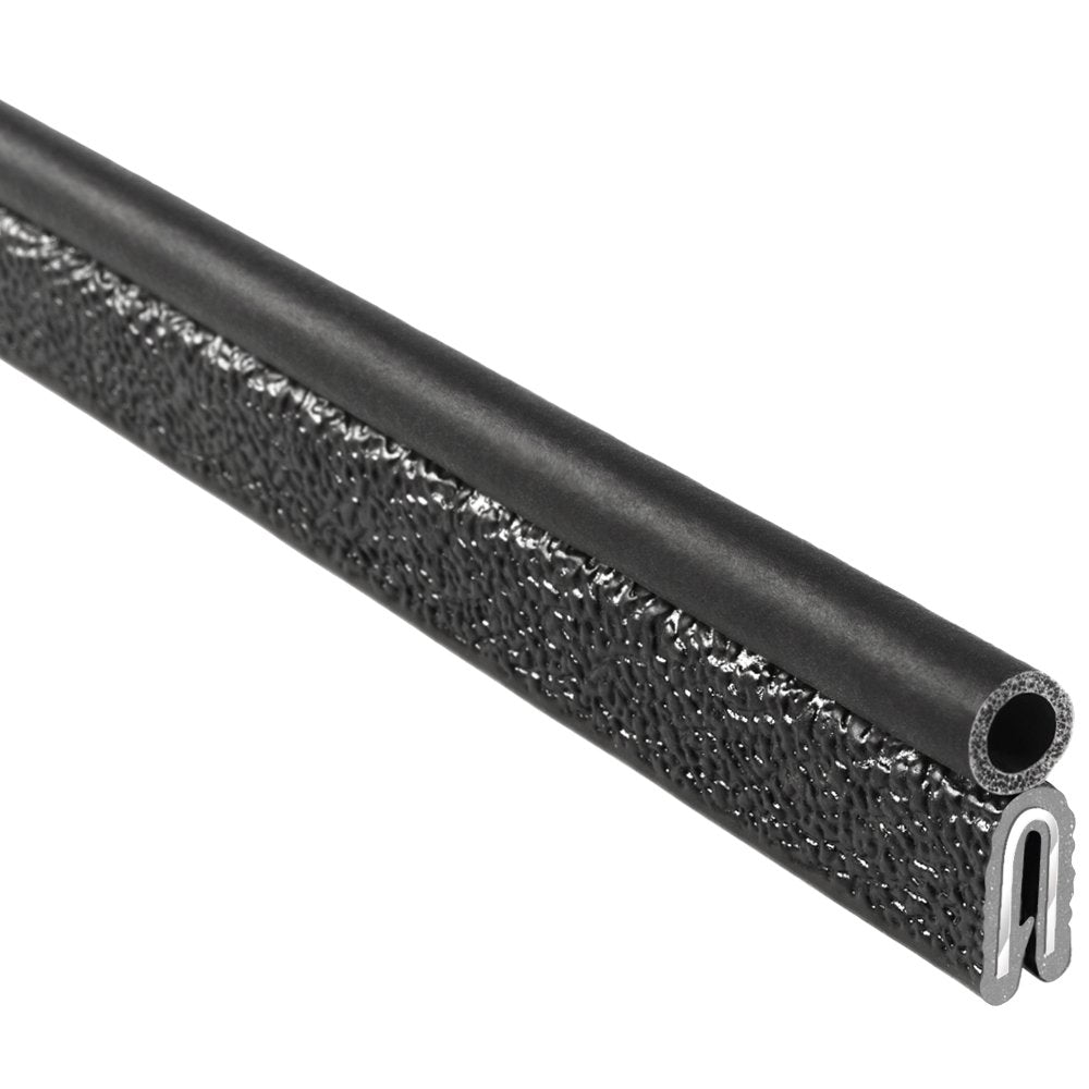 PVC Plastic Trim Seal with EPDM Rubber Seal, 25 ft Length P636385