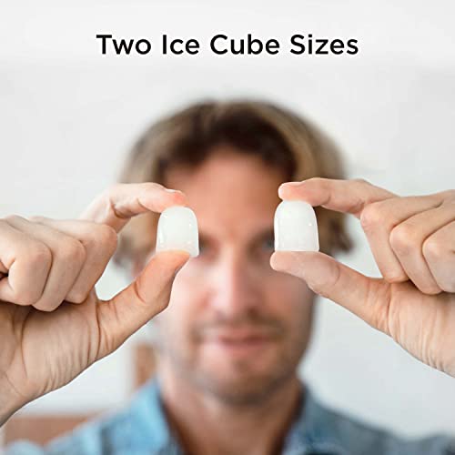 Countertop Ice Maker with 2L Capacity, 26lbs in 24Hrs, 2 Sizes Bullet Ice C166042