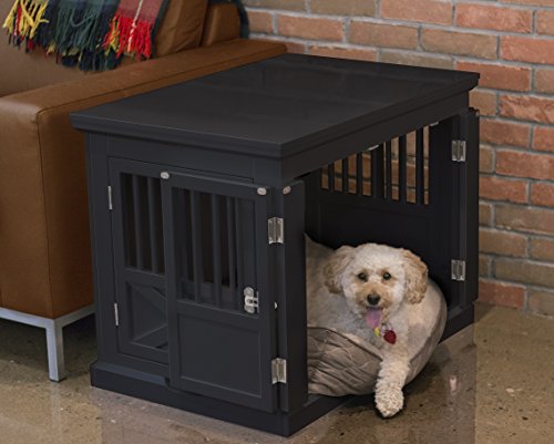 White Triple Door Medium Dog Crate L47591