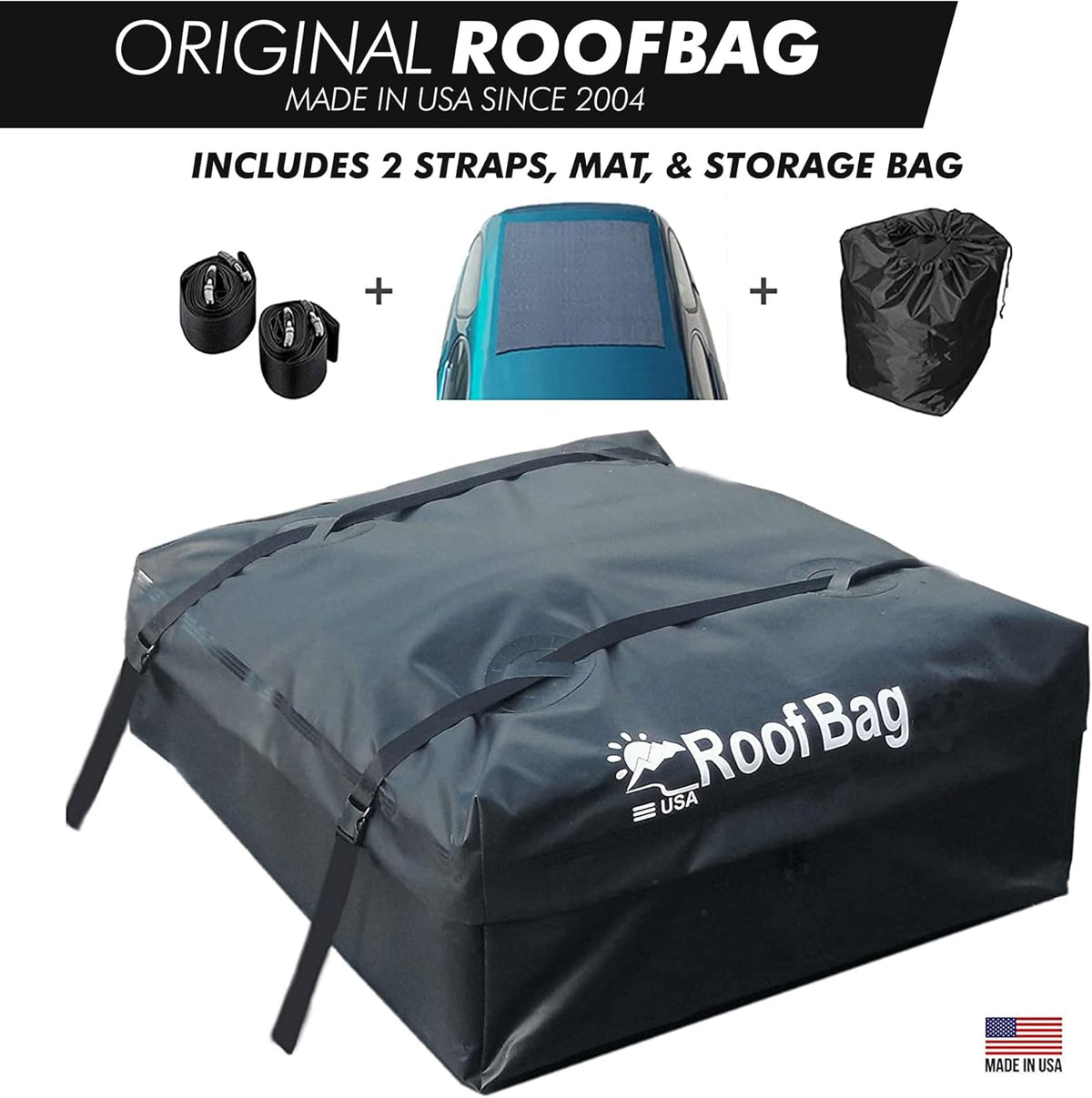 Waterproof Rooftop Cargo Carrier 11 cu. ft. J5815