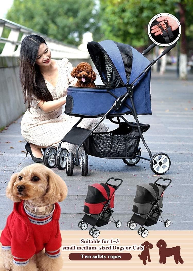 Folding Pet Stroller T8027