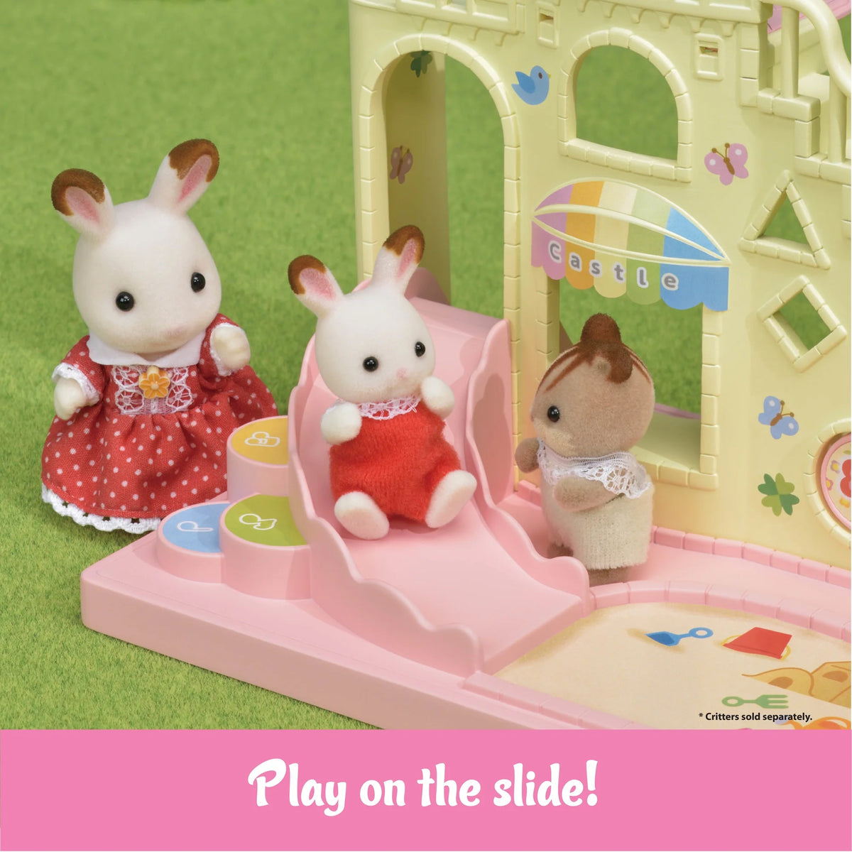 Baby Castle Playground Dollhouse Playset with Figure H92986