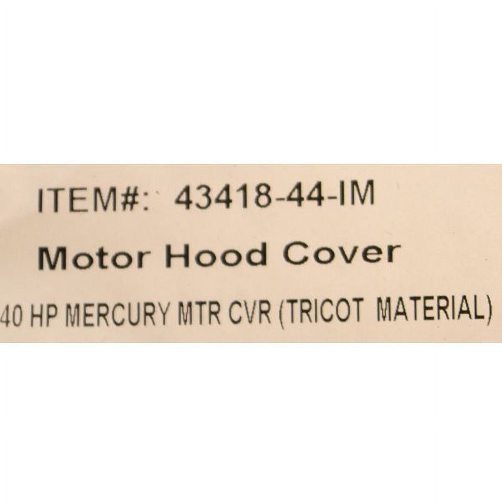 Black Boat Motor Hood Cover Q48753