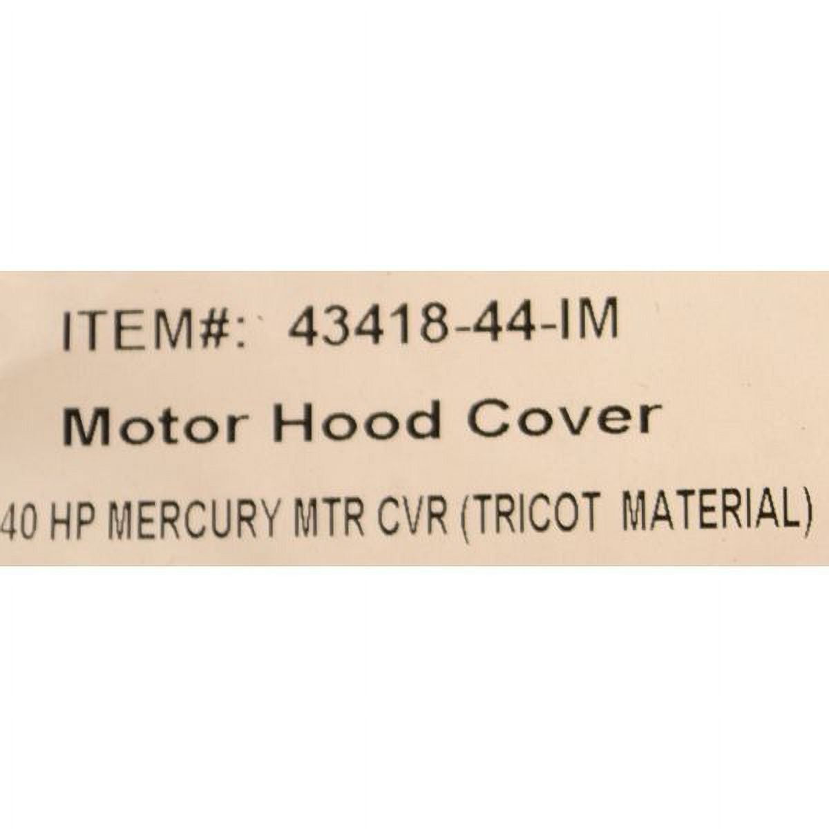 Black Boat Motor Hood Cover Q48753