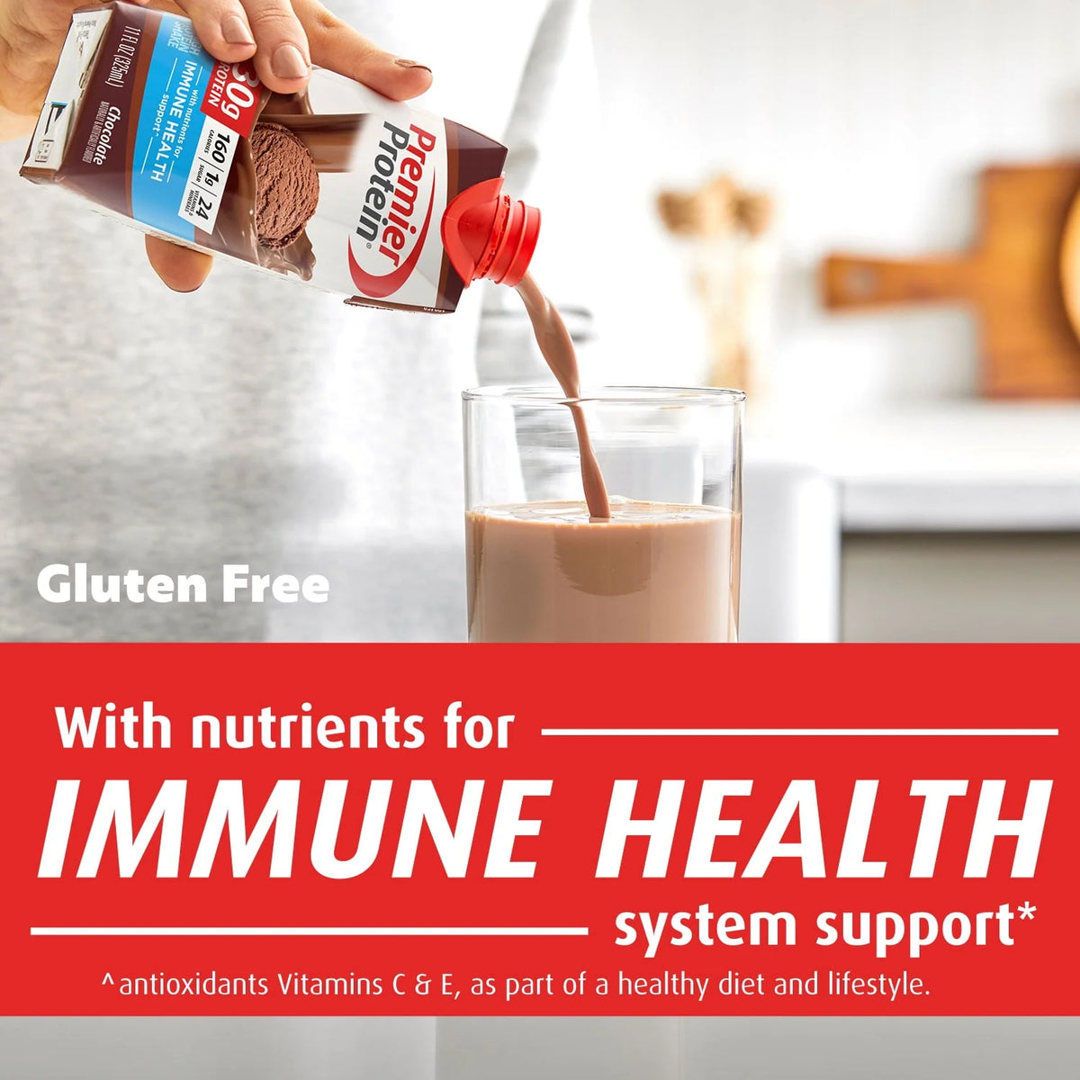 Chocolate Protein Shake, 30g Protein, 11 fl oz, 12 Ct H85265