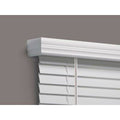 Faux Wood Room Darkening White Horizontal/Venetian Blind V76769