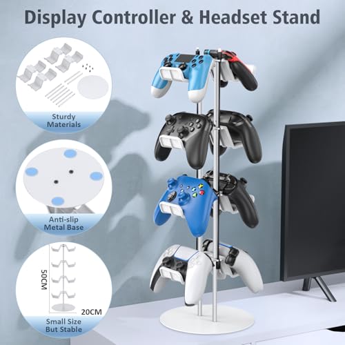 4 Tiers Controller Stand with Cable Organizer Z593678