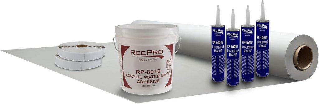 RV Rubber Roof Kit 8.5' Wide 35' R962876