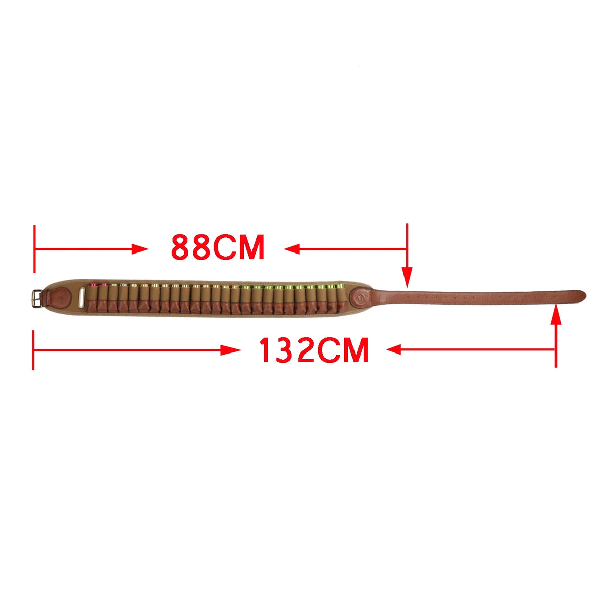 Brown Canvas Shot Shell Ammo Holder U228588