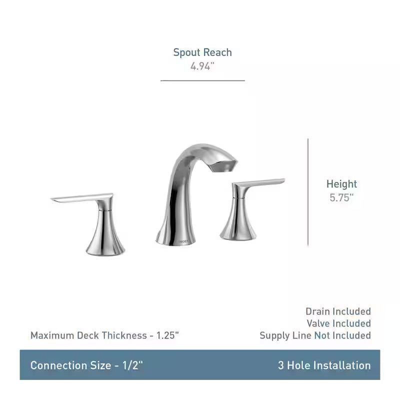 8 in. Widespread 2-Handle Bathroom Faucet in Bronzed Gold H231