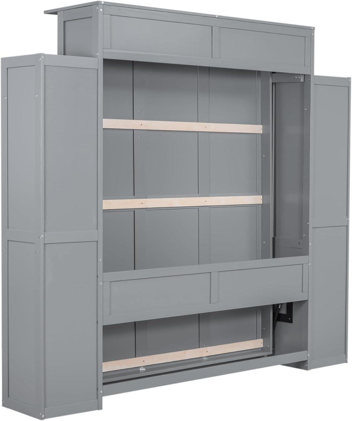 Queen Size Solid Wood Murphy Bed J403