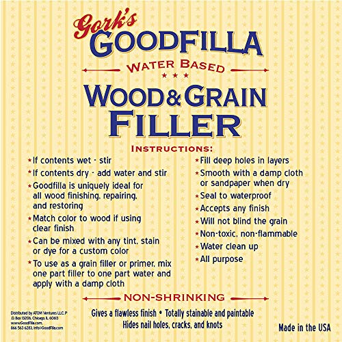 Water-Based Wood & Grain Filler - Neutral Base - 1 Quart O406610
