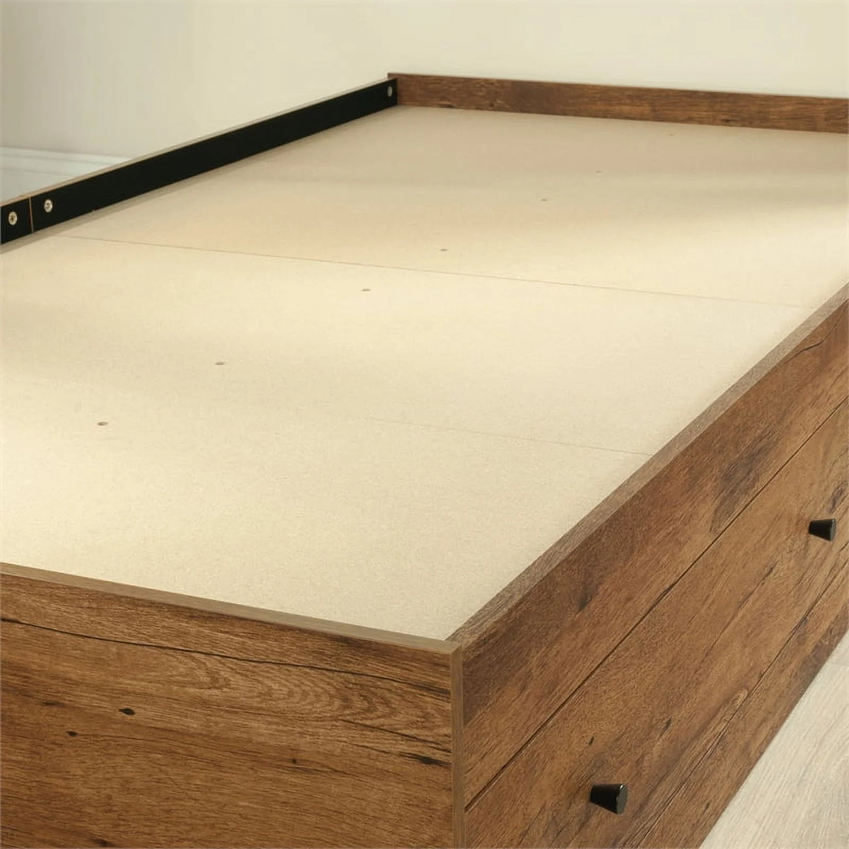 Vintage Oak Engineered Wood Bed I951