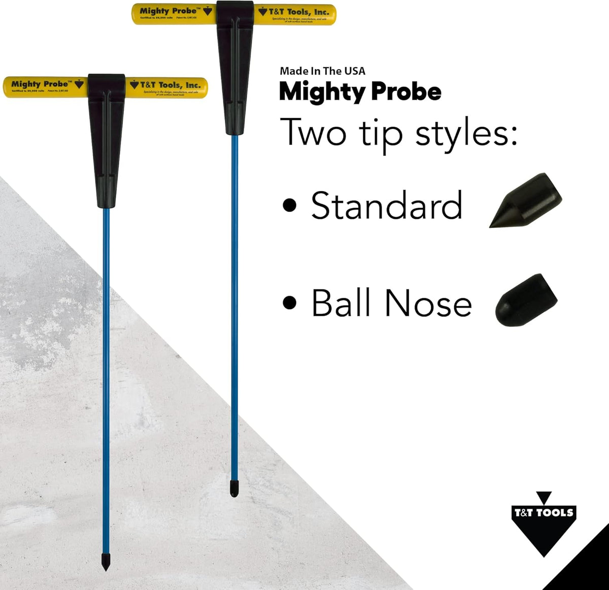 42-Inch Insulated Metal Soil Probe with T-Handle Steel Rod N975408