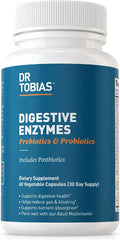Digestive Enzymes with Probiotics Prebiotics Postbiotics 60 Capsules S35173