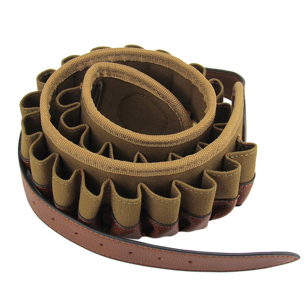 Brown Canvas Shot Shell Ammo Holder U228588