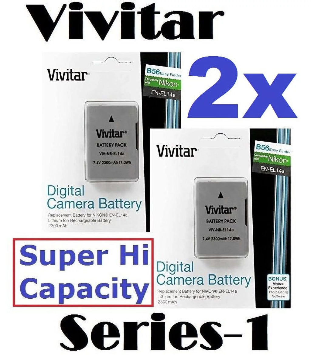 2-Pcs EN-EL14a Battery X401