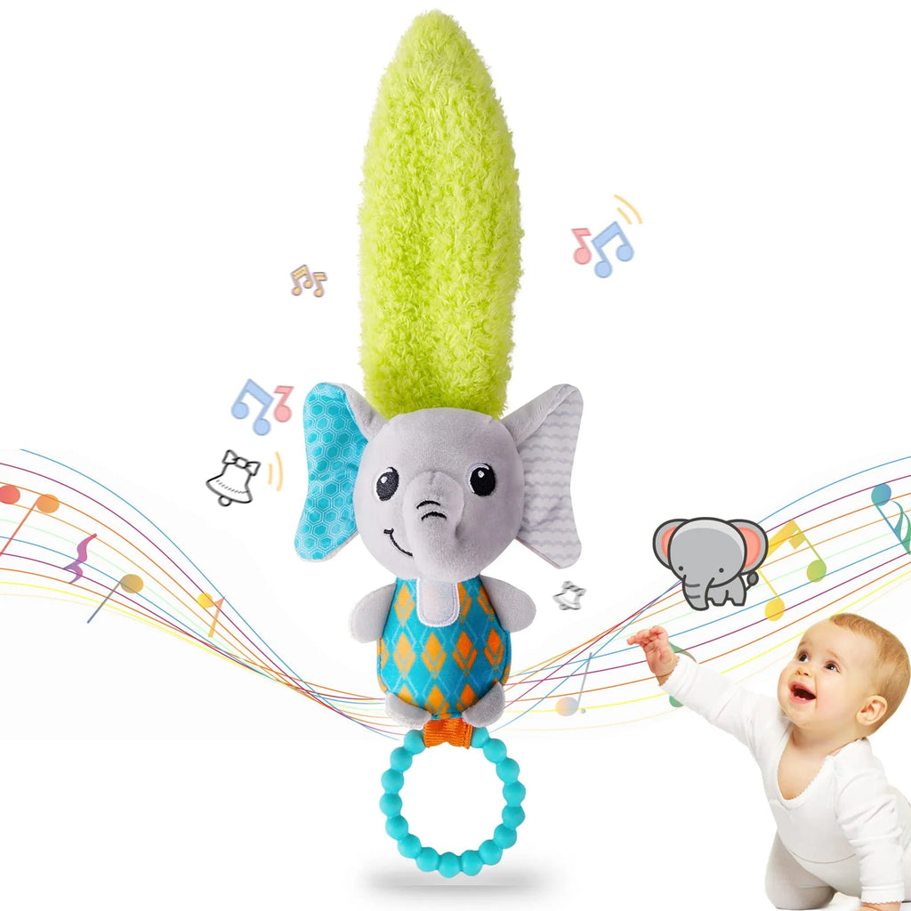 Multicolor Baby Rattles & Plush Rings Teether Toy E275750