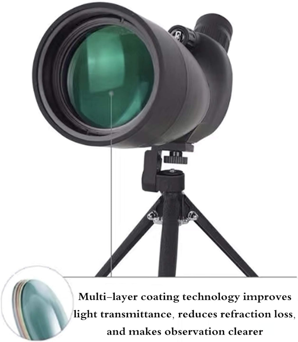 20-60x60 HD Spotting Scope with Tripod, BAK4 Prism, Waterproof Y187
