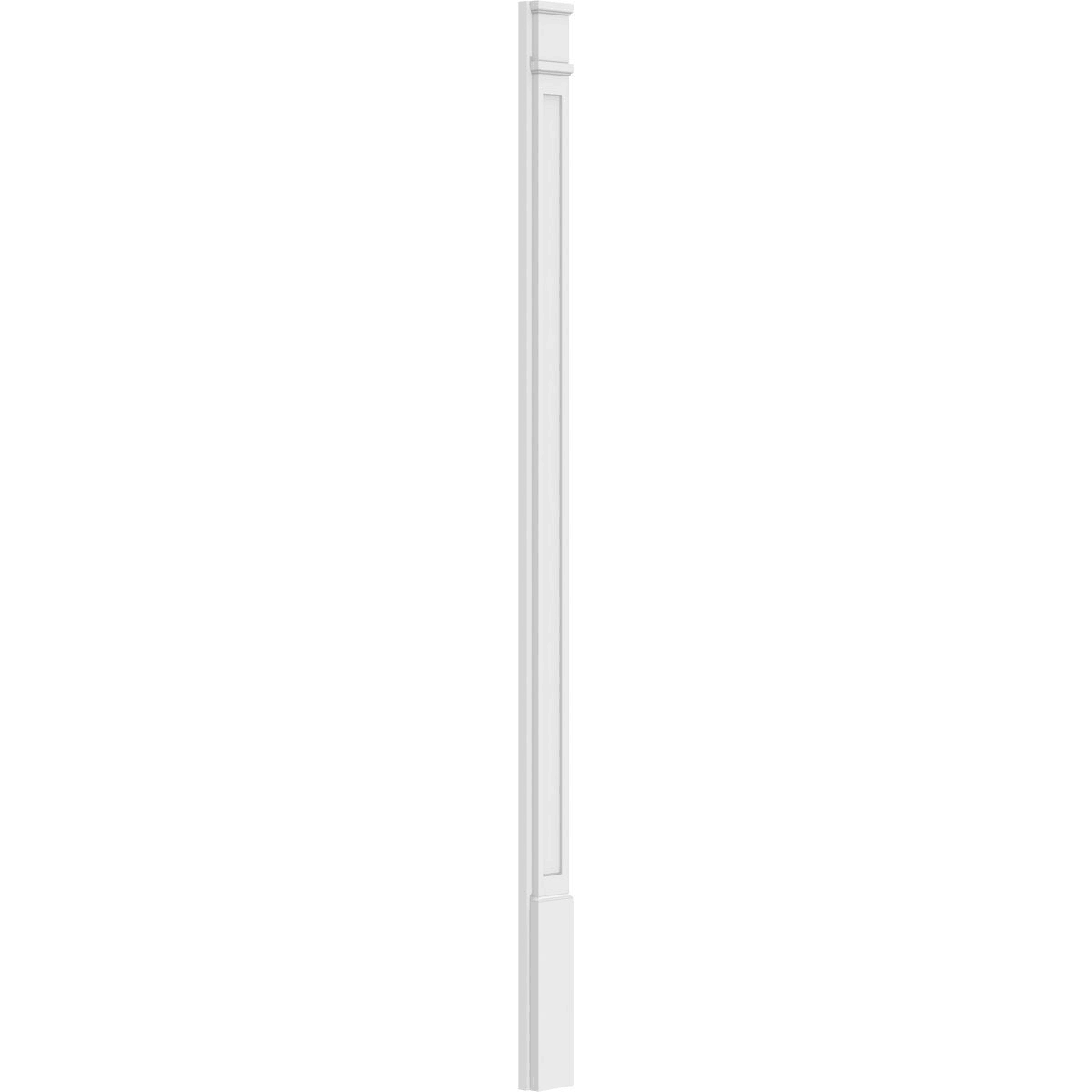 6x22W x 90x22H x 2x22P Flat Panel PVC Pilaster (Pair) G1260