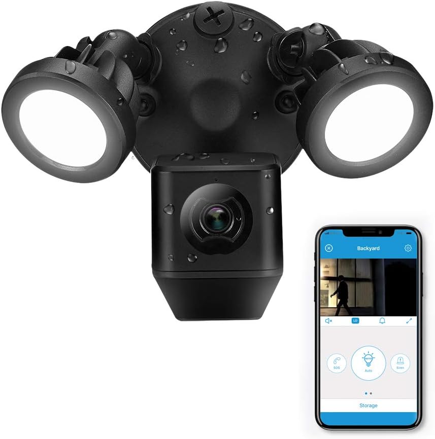 1080P Outdoor Security Light Cam with Two-Way Talk F443