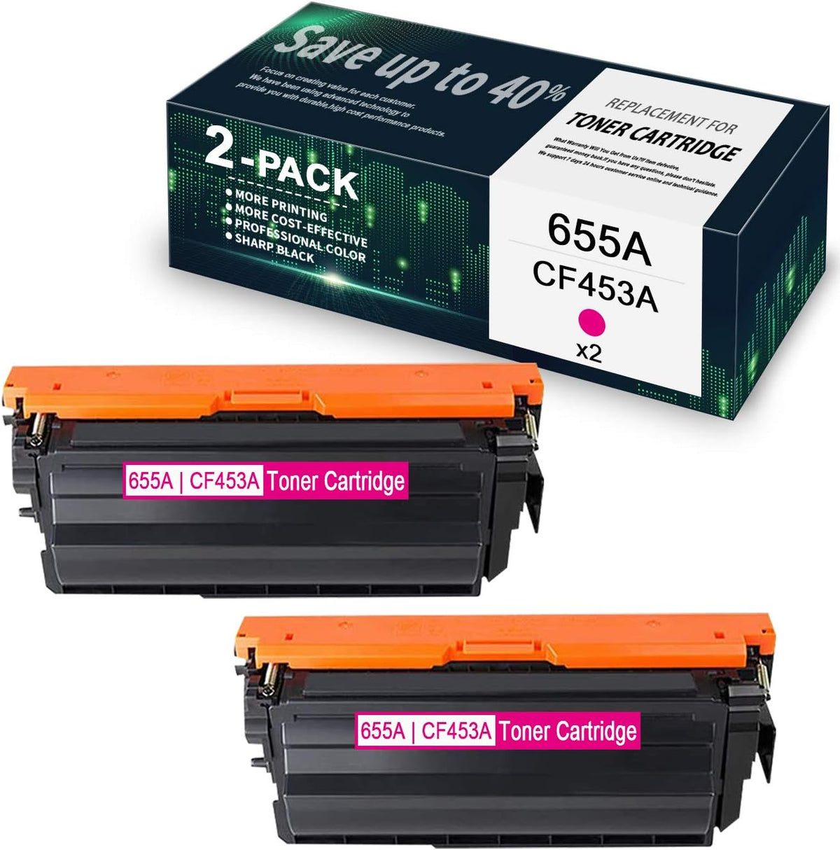 2-Pack Magenta Toner Cartridge W81405