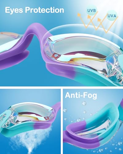 Kids Swim Goggles, Pack of 2 Y555478