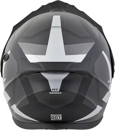 Matte Black Dual Lens Helmet V5418