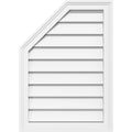 Octagonal Surface Mount PVC Gable Vent with Brickmoul S2609