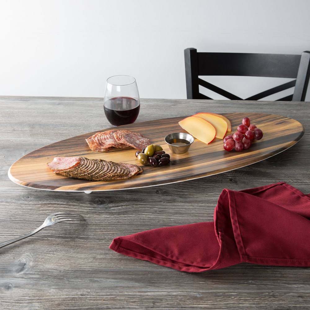 Oval Acacia Wood Serving Board K83841