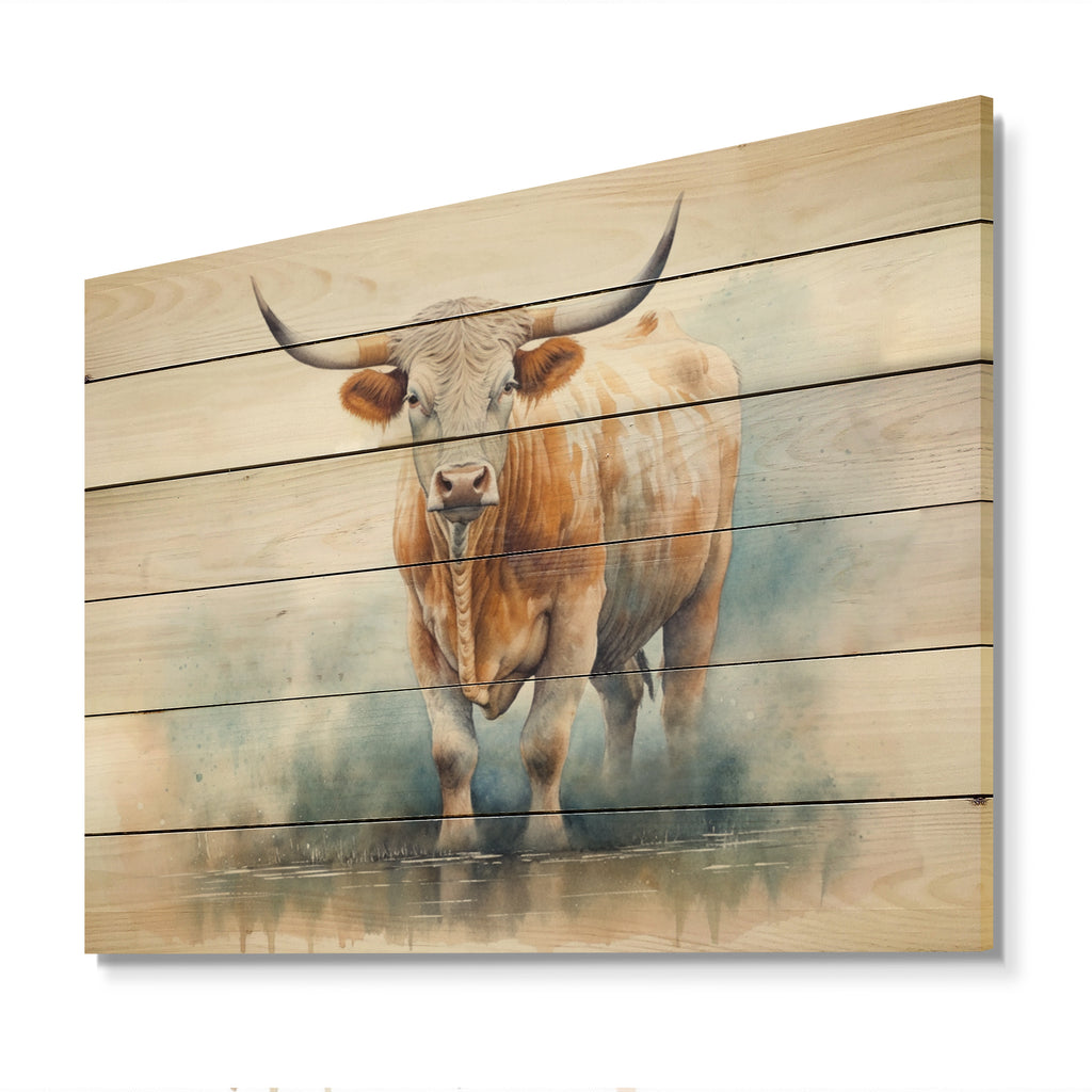 Natural Pine Wood Animals Print V905