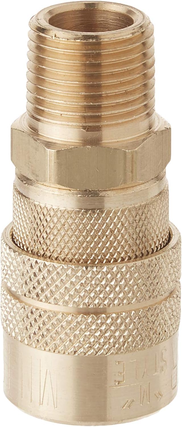 3/8" MNPT M Style Coupler - Box of 10 U49026