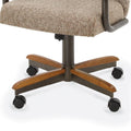 Chestnut Finish Dining Chairs Set of 2 E47712