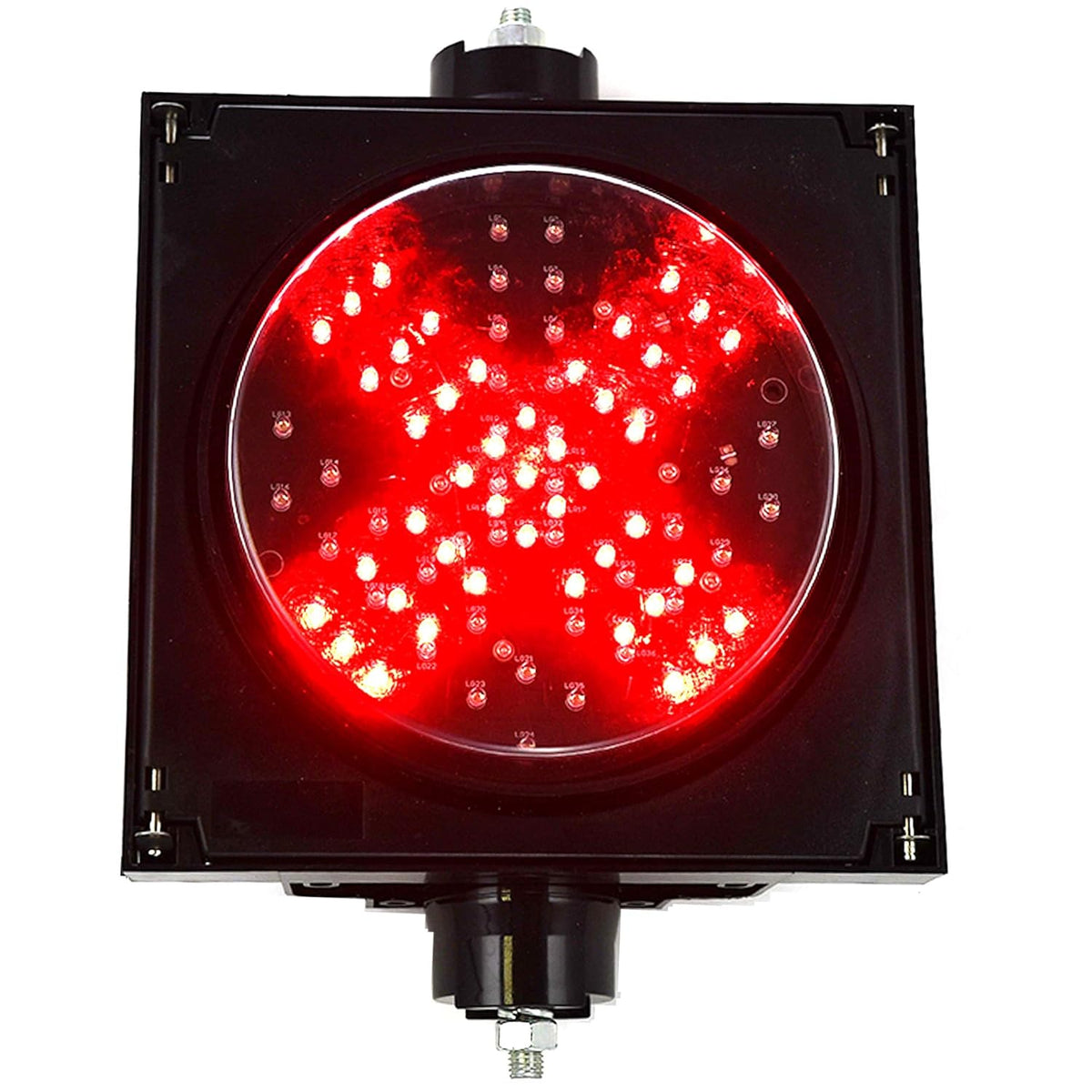 LED Traffic Stop Light 3 Light Red, Yellow, Green 8 Inch Diameter Lens, Industrial Loading Dock Bay Light, Indicator Light 85-265 VAC O5380