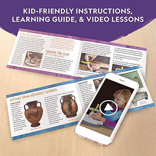 Pottery Wheel Kit for Kids with Air Dry Clay N576