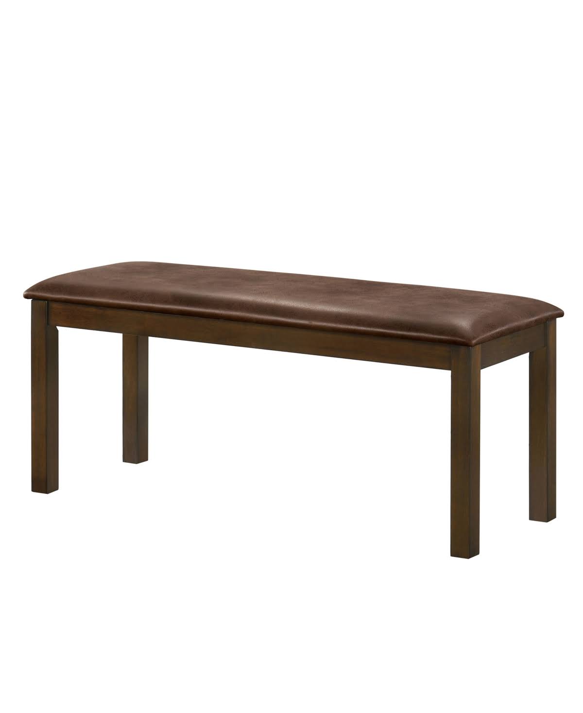 Padded Dining Bench Walnut Brown C4155