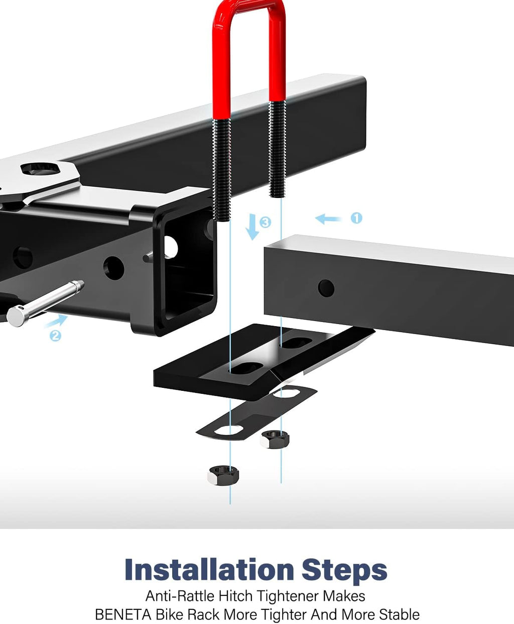 4 Bike Hitch Mount Bike Rack L1138