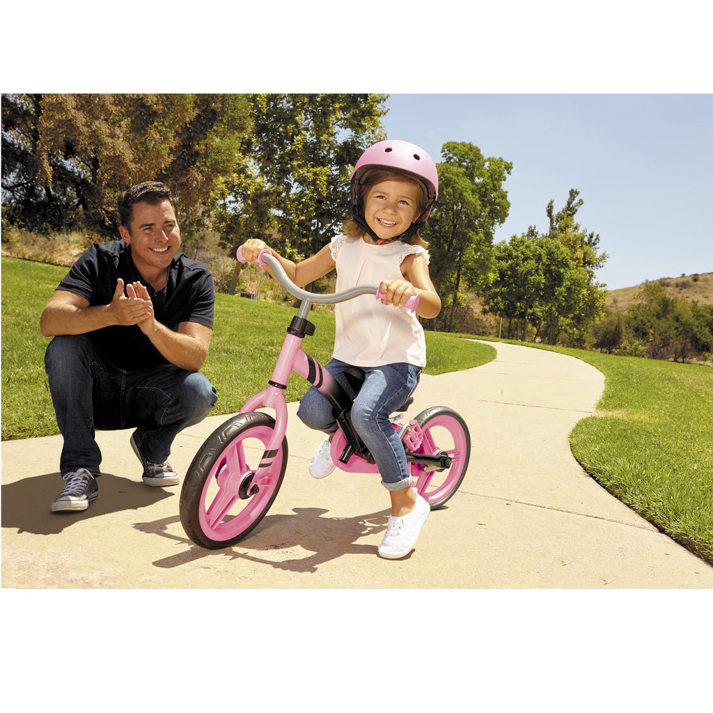 Pink 12-Inch Training Bike D83298