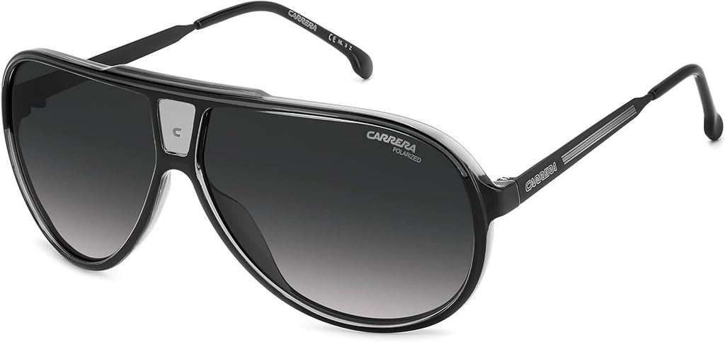 Polarized Grey Shaded Pilot Sunglasses 63 E9549