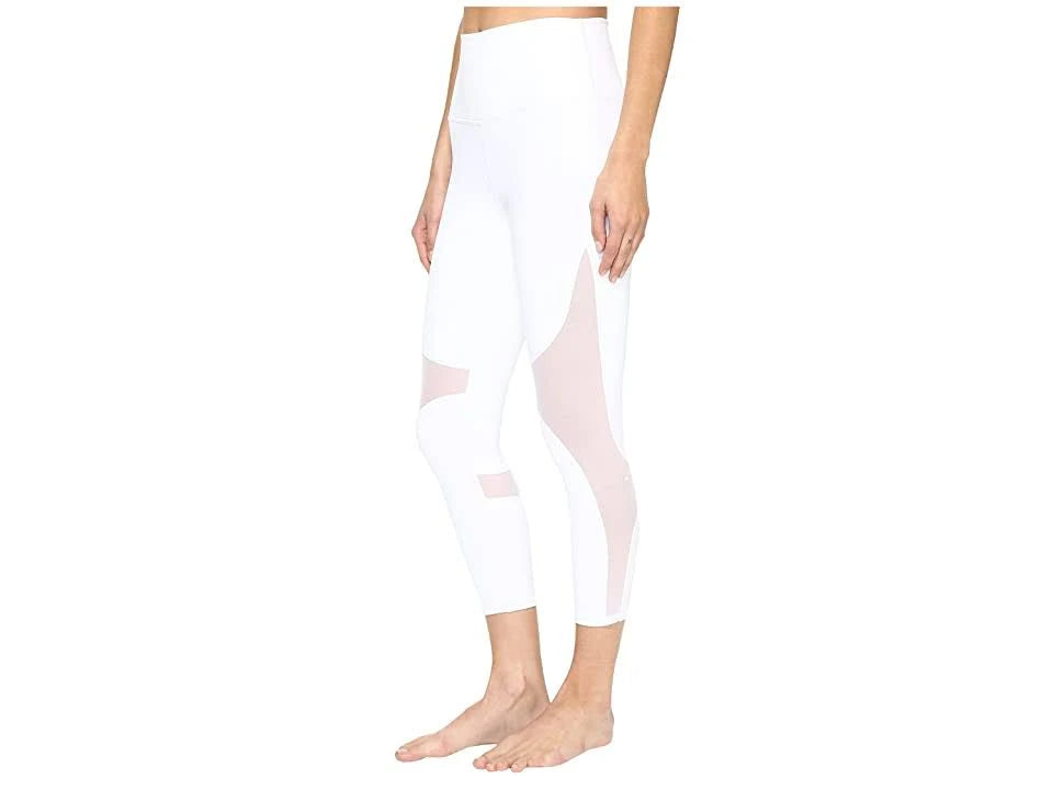 High-Waist Yoga Capris White Xxs R592