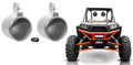 8" 360° Swivel Chrome Tower Speaker Pods A304
